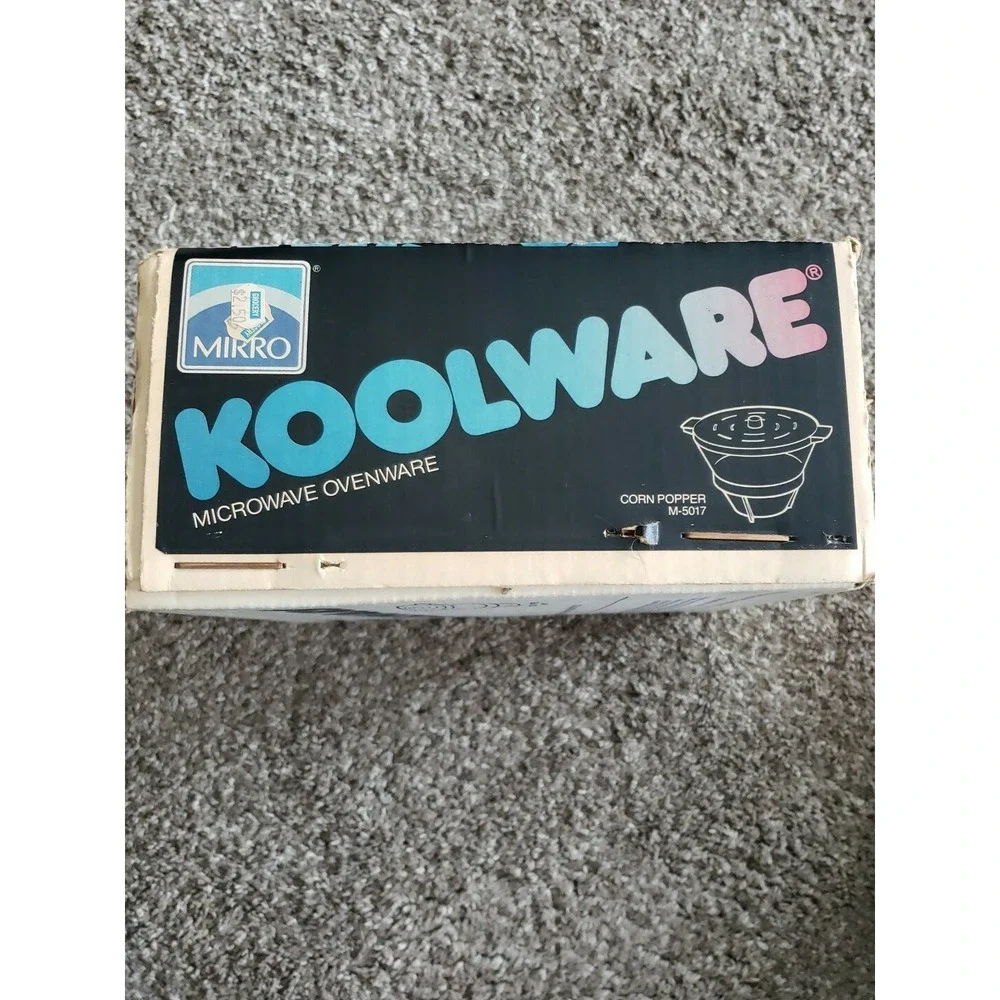 RARE Vintage MIRRO Koolware Microwave Corn Popcorn Popper 3 Qt Model M-5017